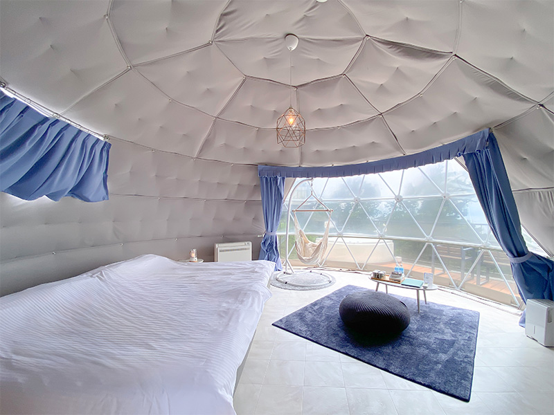 ドームテントサイト(ダブルベッド 2台タイプ)