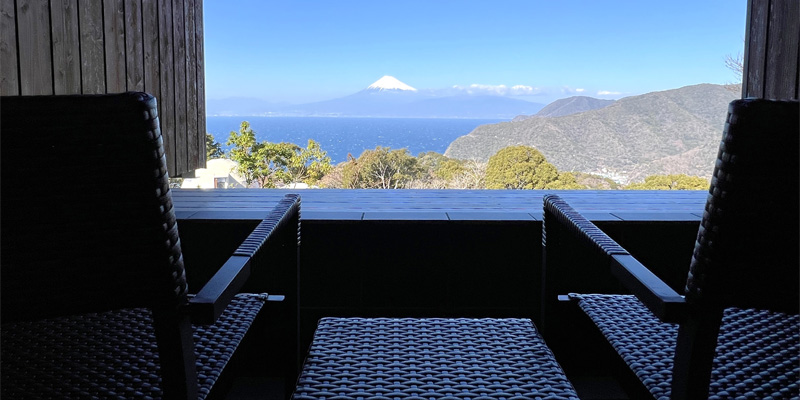 お部屋から富士山の絶景が眺める最高の立地