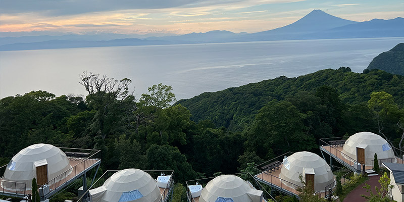 お部屋から富士山の絶景が眺める最高の立地